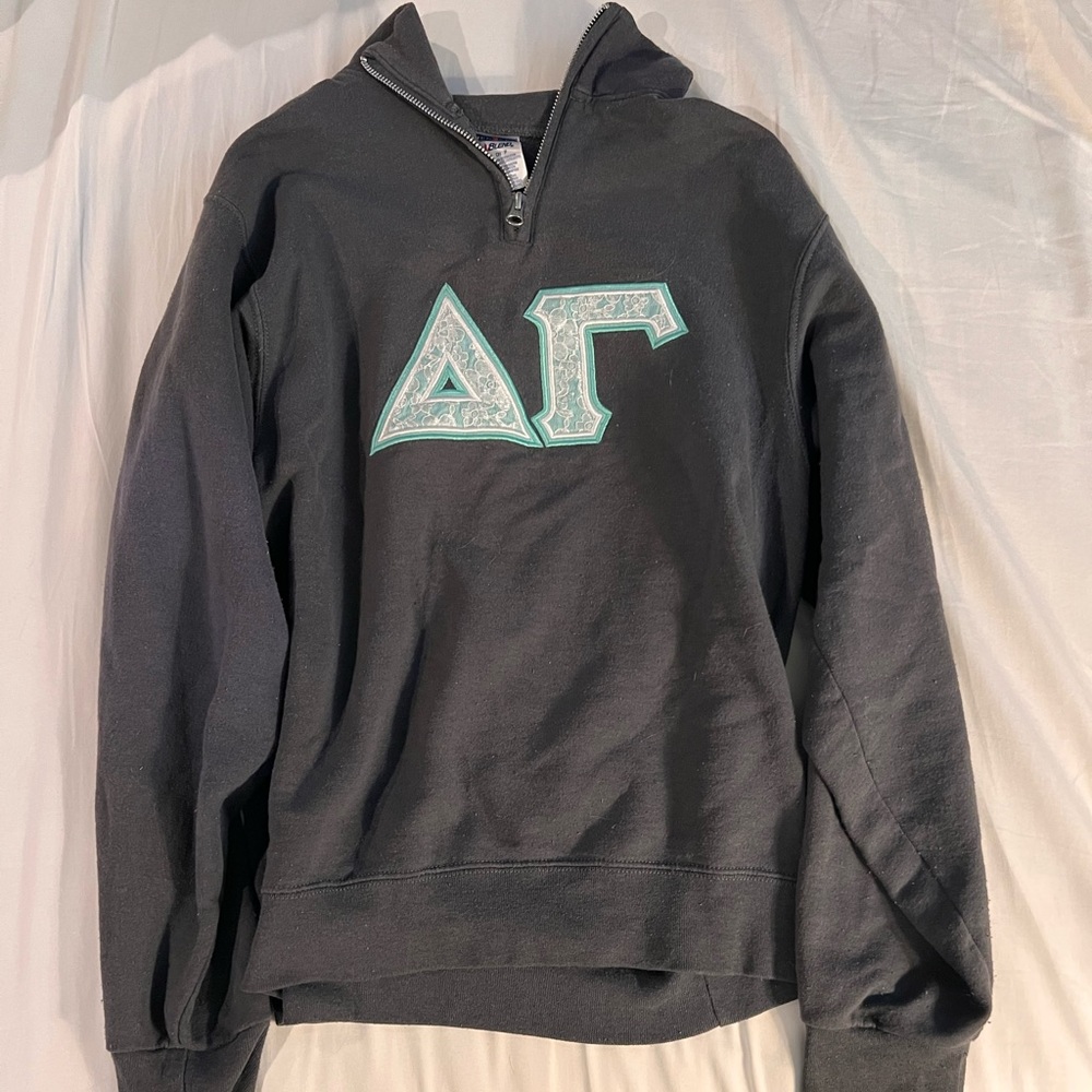 Delta Gamma Quarter Zip Sweatshirt